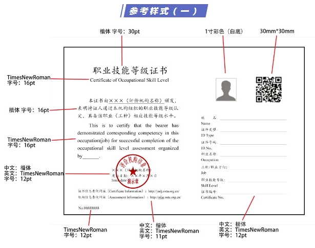 2021年人社部頒發健康管理師證書樣本！參考樣式（一）